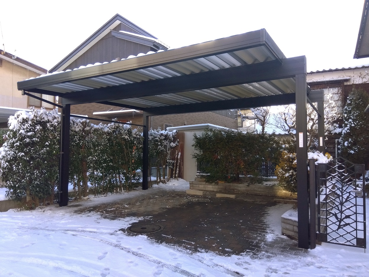施工事例　S様邸カーポート工事