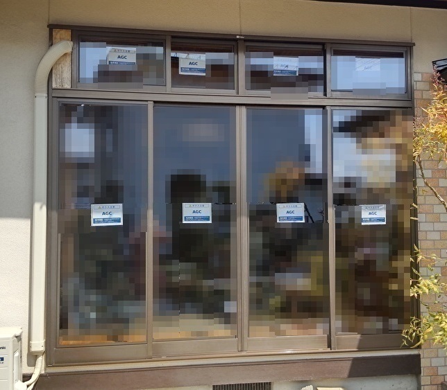 ガラス入替工事　施工事例③